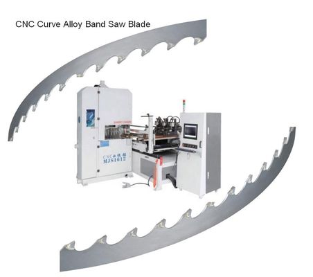 TCT Carbide Wood Saw Blade High Frequency Welded Process For Hardwood 0.65-1.25MM Width