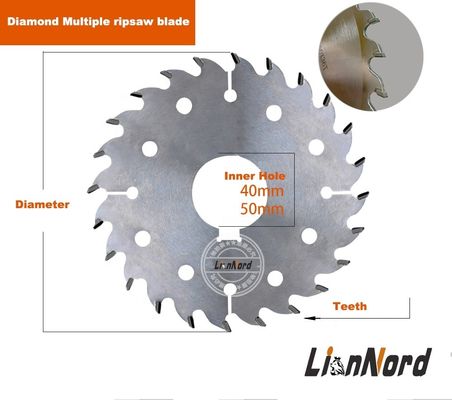 Wood Cutting Multi-Saw Circular Saw Blades with Hardness 105mm-350mm