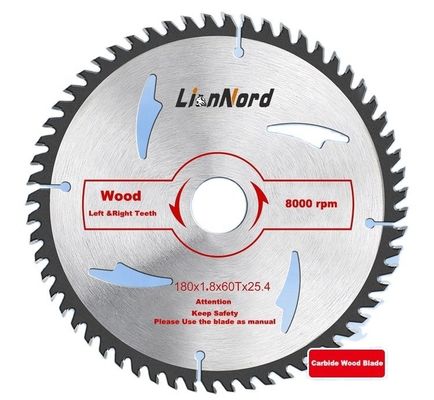 Professional Grade 44T TCT Table Saw Blade for Hard and Green Wood Cutting Tasks
