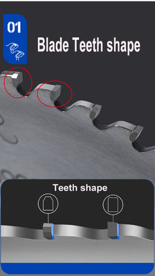 TCT Carbide Teeth Circular Saw Blade for Professional and Versatile Aluminium Cutting