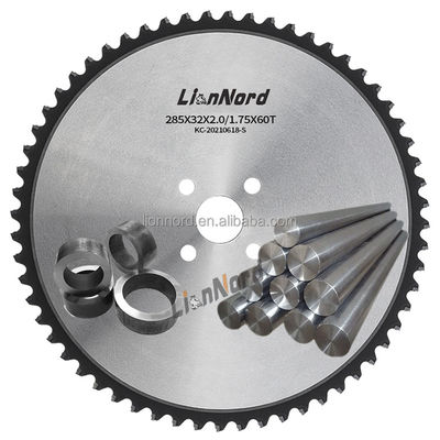 TCT Circular Cold Saw Blade for Metal Cutting 285*1.75*32mm Blade Thickness 1.7-2.0