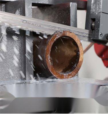 Accurate Cutting of Stainless Bar and Pipe with 0.042in Blade Thickness Bandsaw Blades