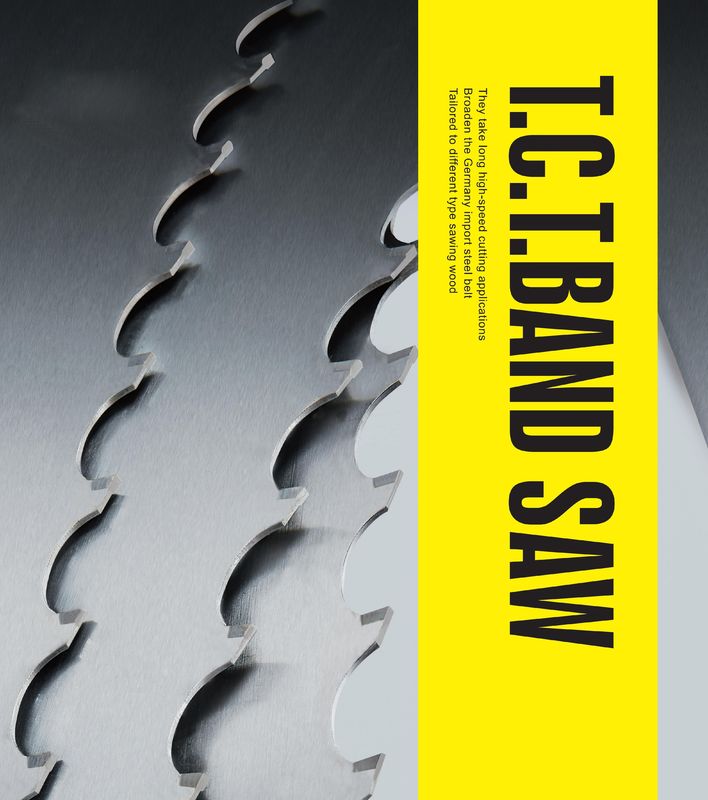 Vertical/Horizontal High Frequency Welded TCT Wood Cutting Carbide Teeth Band Saw Blade