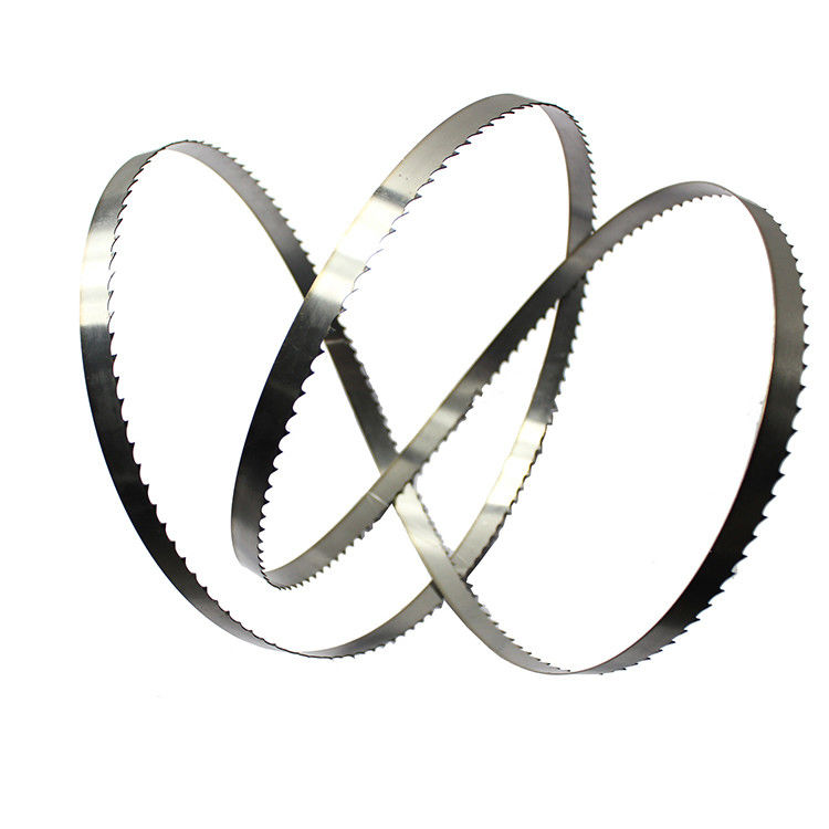 High Frequency Welded Horizontal Band Cutting Saw Blade Teeth spacing 15-28mm For Wood