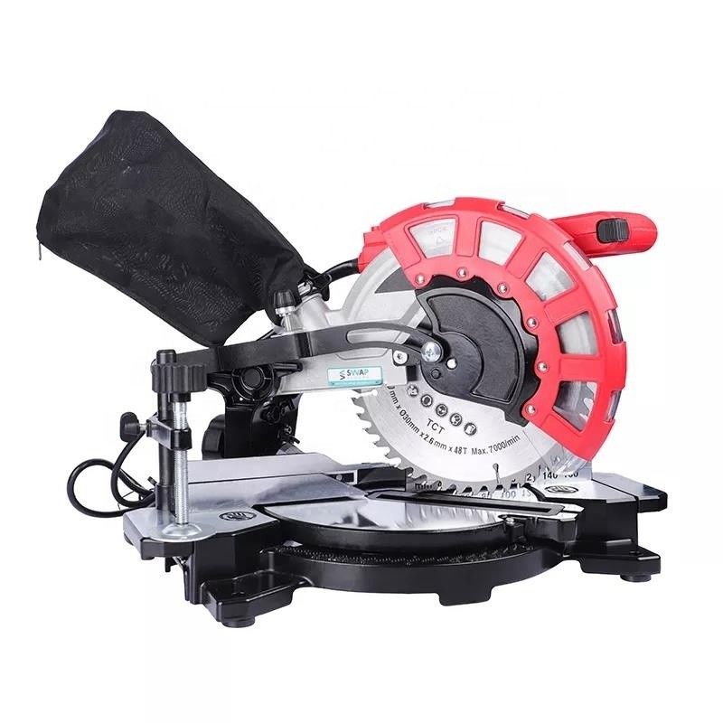 Electric Compound Corded Miter Saw Ideal for Building Material Shops and Wood Working